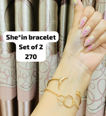 Shein bracelet set of 2