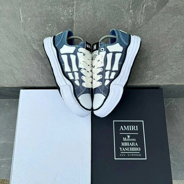 Sneakers en denim Amiri