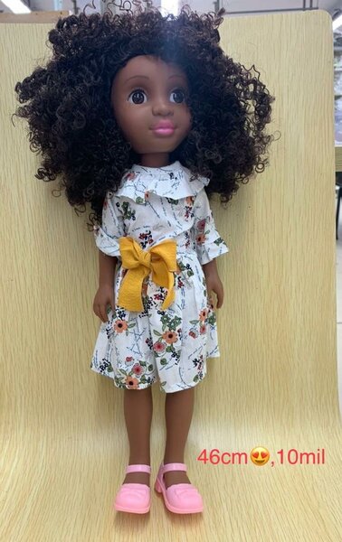 Poupée Africaine 46cm elle cha