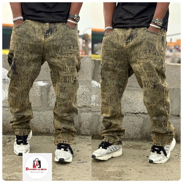 Jean cargo homme streetwear