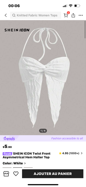 Top Femme Asymétrique