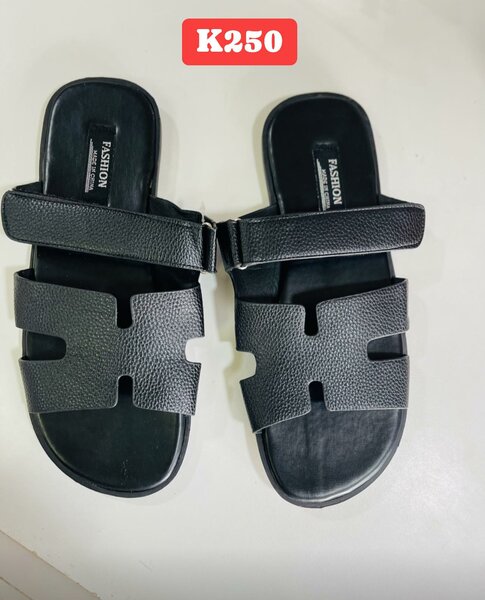 Synthetic leather slippers