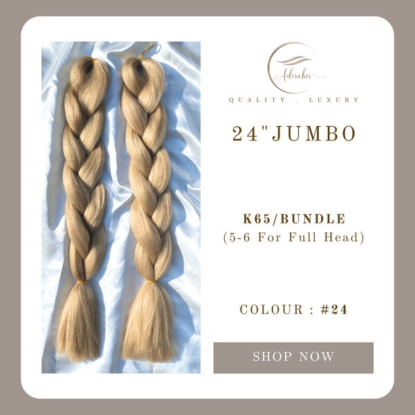 24inch Jumbo -  Colour #27