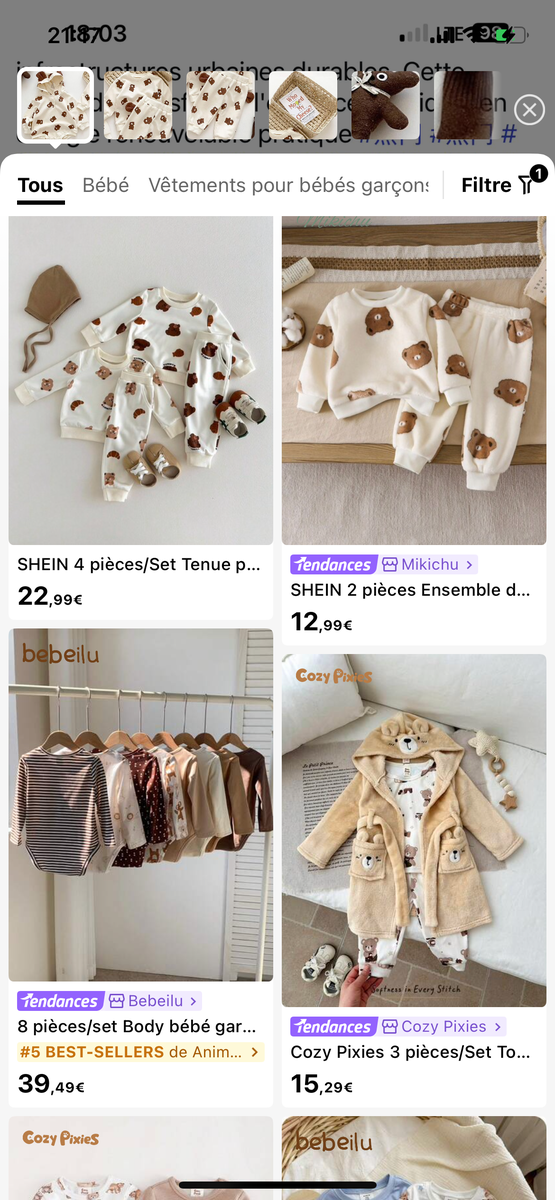 Pyjama Enfant Douillet Motifs