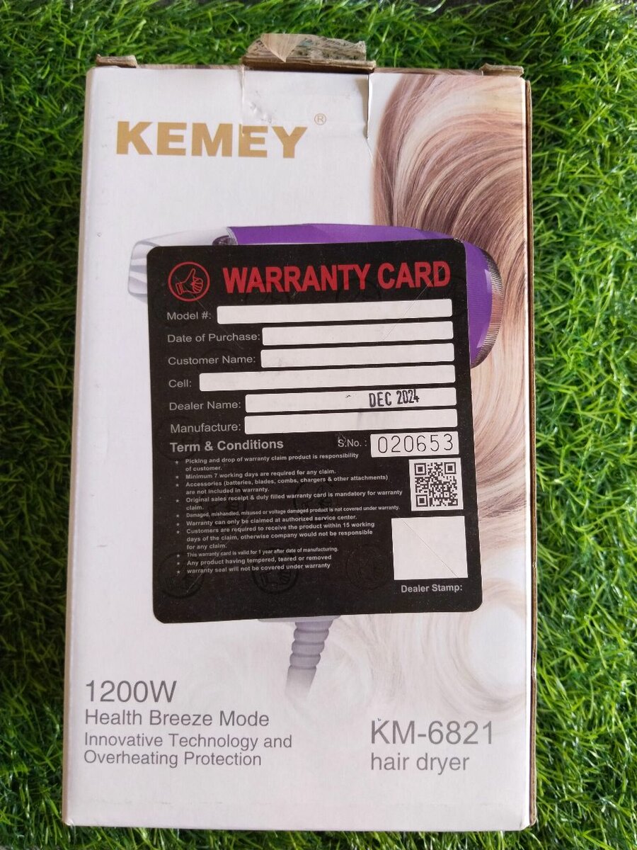 Kemei hair dryer