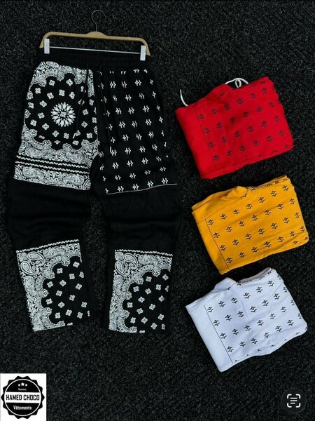 Pantalon Bohème Multicolore