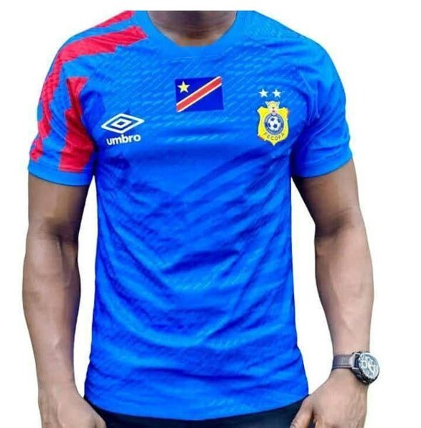 Maillot de Football Bleu Homme