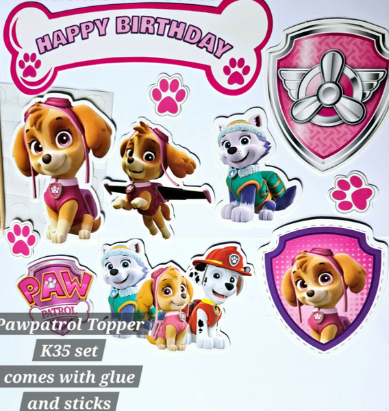 Pawpatrol topper for decorating cakes