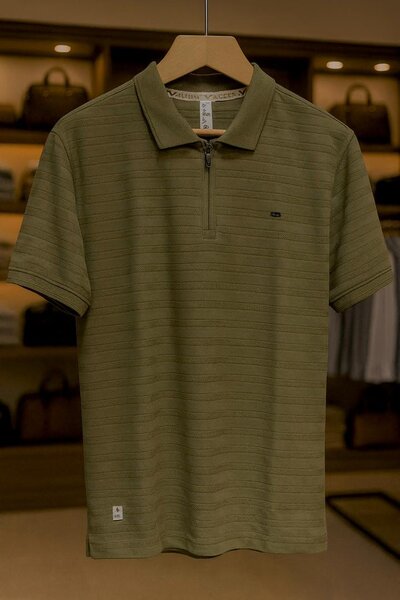 Polo homme à rayures élégantes