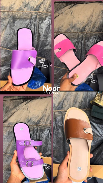 Claquettes colorées tendance