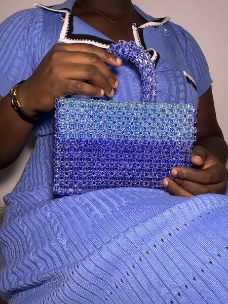 Sac en perles crystal