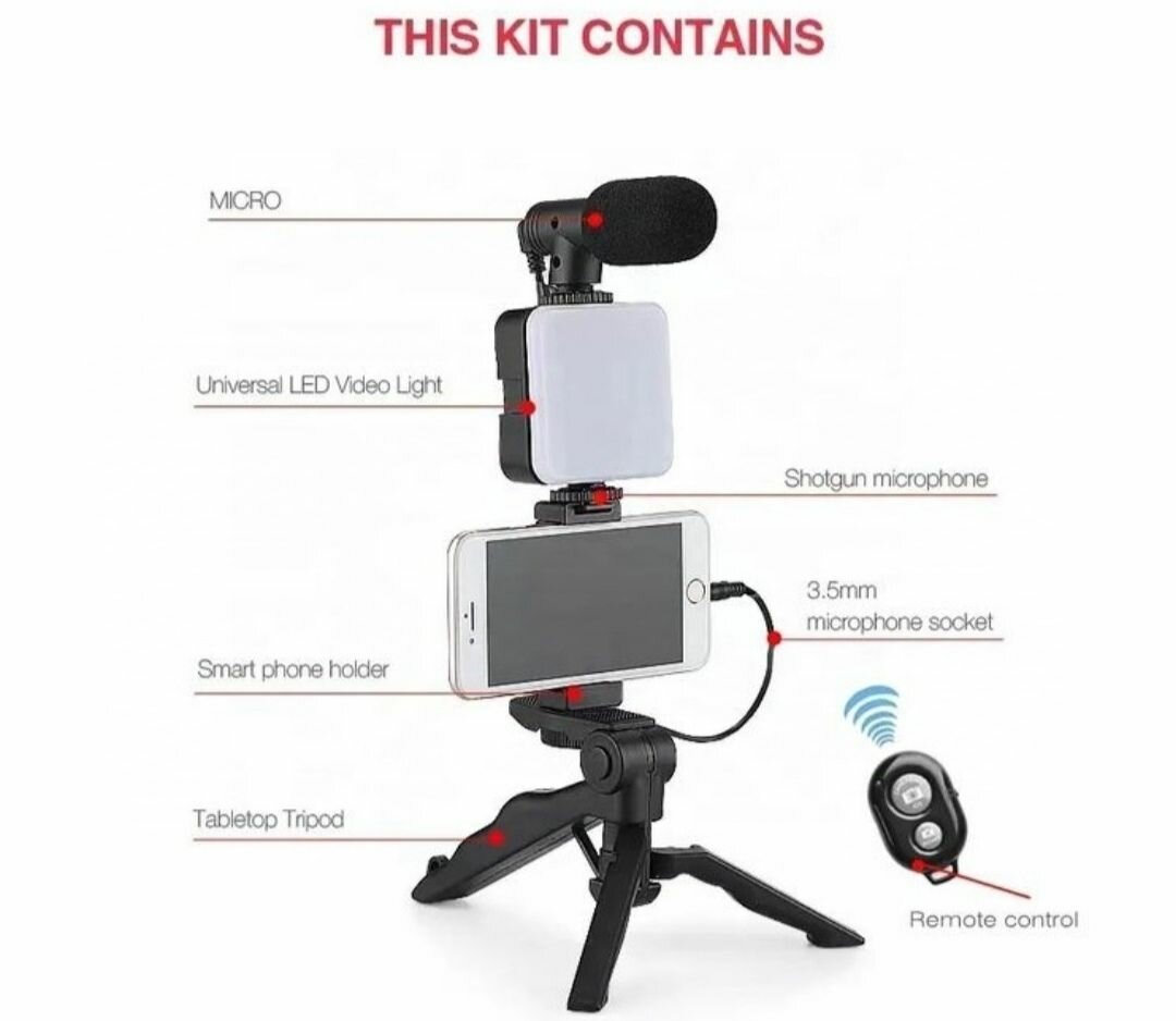 Adjustable Tripod Video Kit