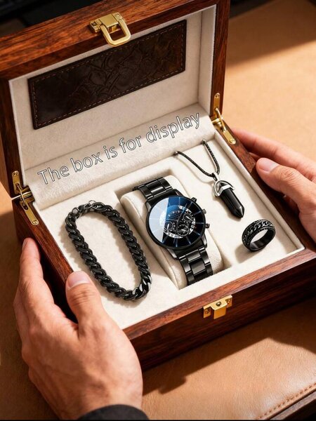 Set montre et bijoux homme