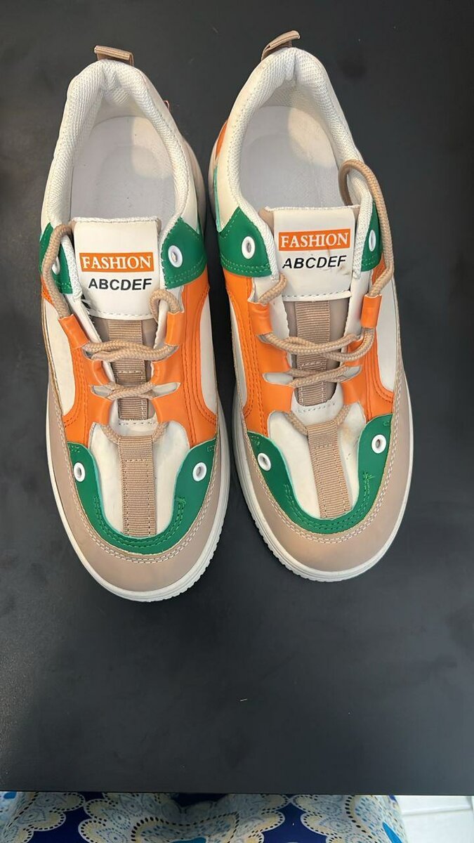 Baskets mode multicolores