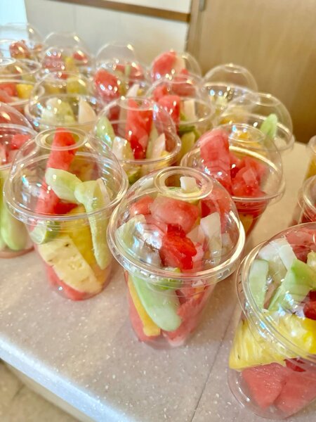 Salades de fruits frais