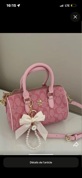 Sac à main en cuir Coach