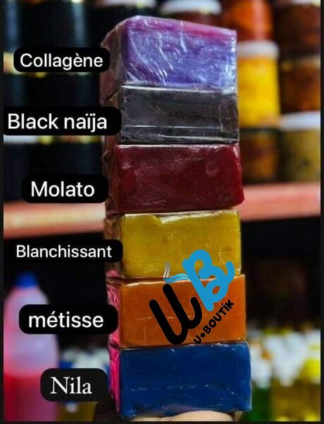 Savon Collagène ,Black naija ,Molato ,Blanchissant Nila