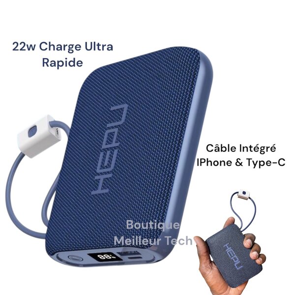 Chargeur Ultra Rapide 22W HEPU