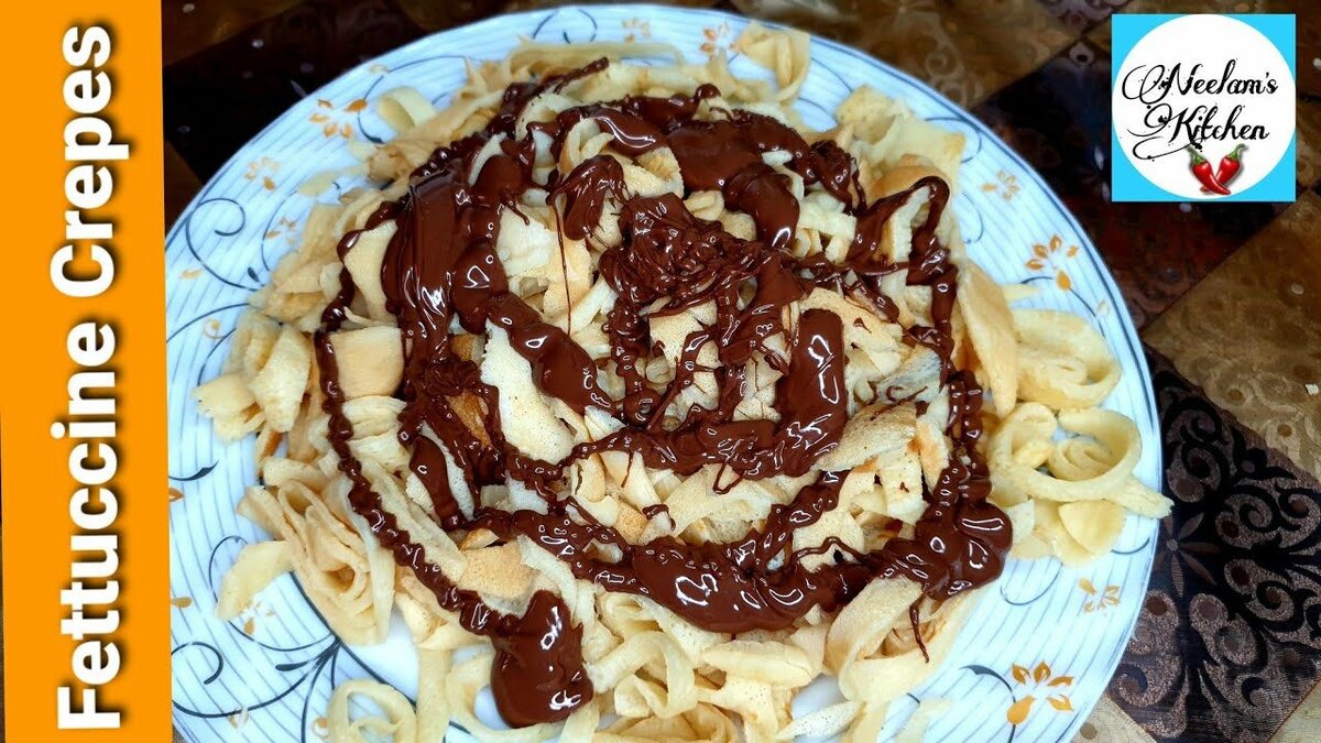Crêpes Fettuccine Chocolat