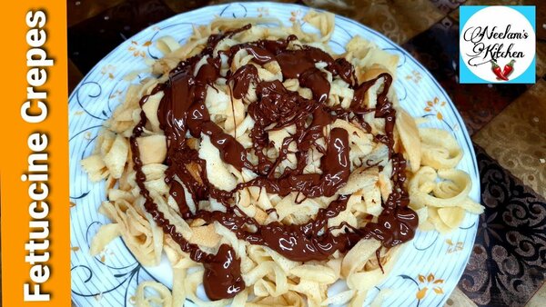 Crêpes Fettuccine Chocolat