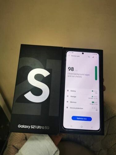 Galaxy S21 Ultra 5G 256gb/12gb ram 5000mAh battery capacity