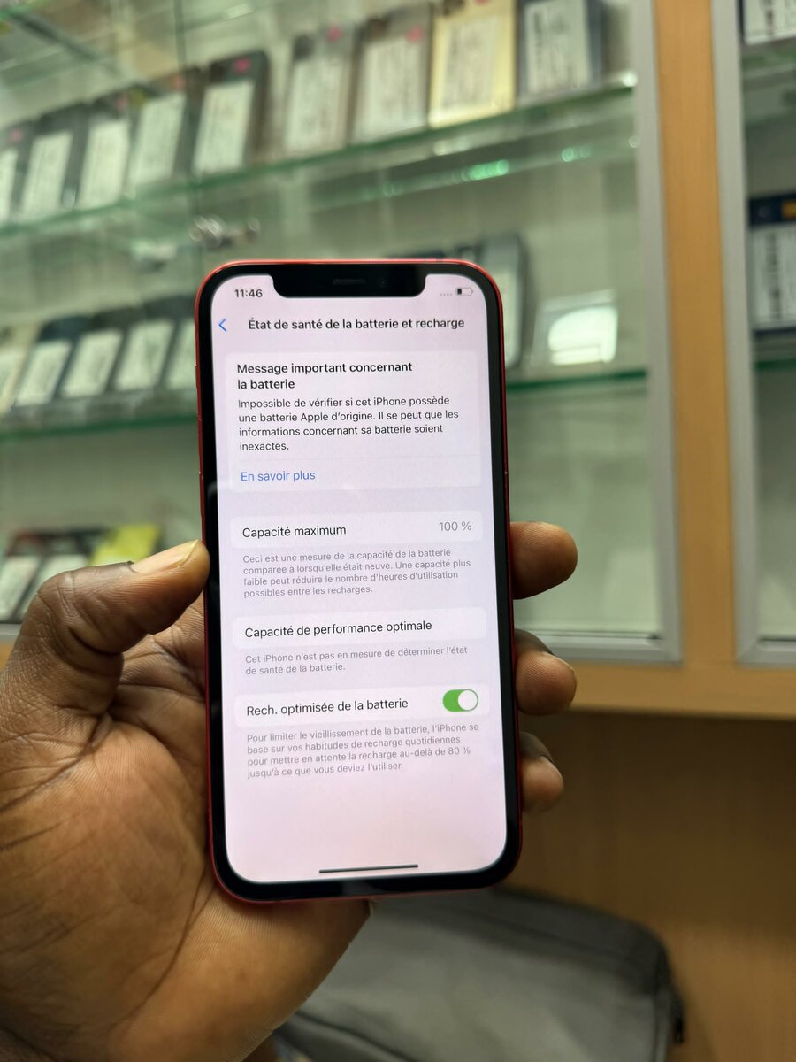 12 Rouge 64GB Ecran changer