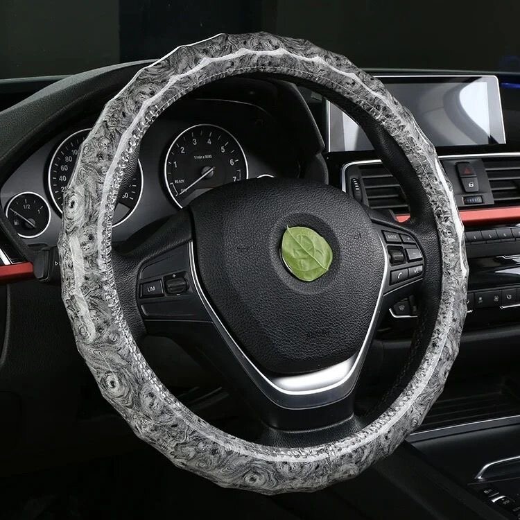 Couvre-volant en cuir élégant