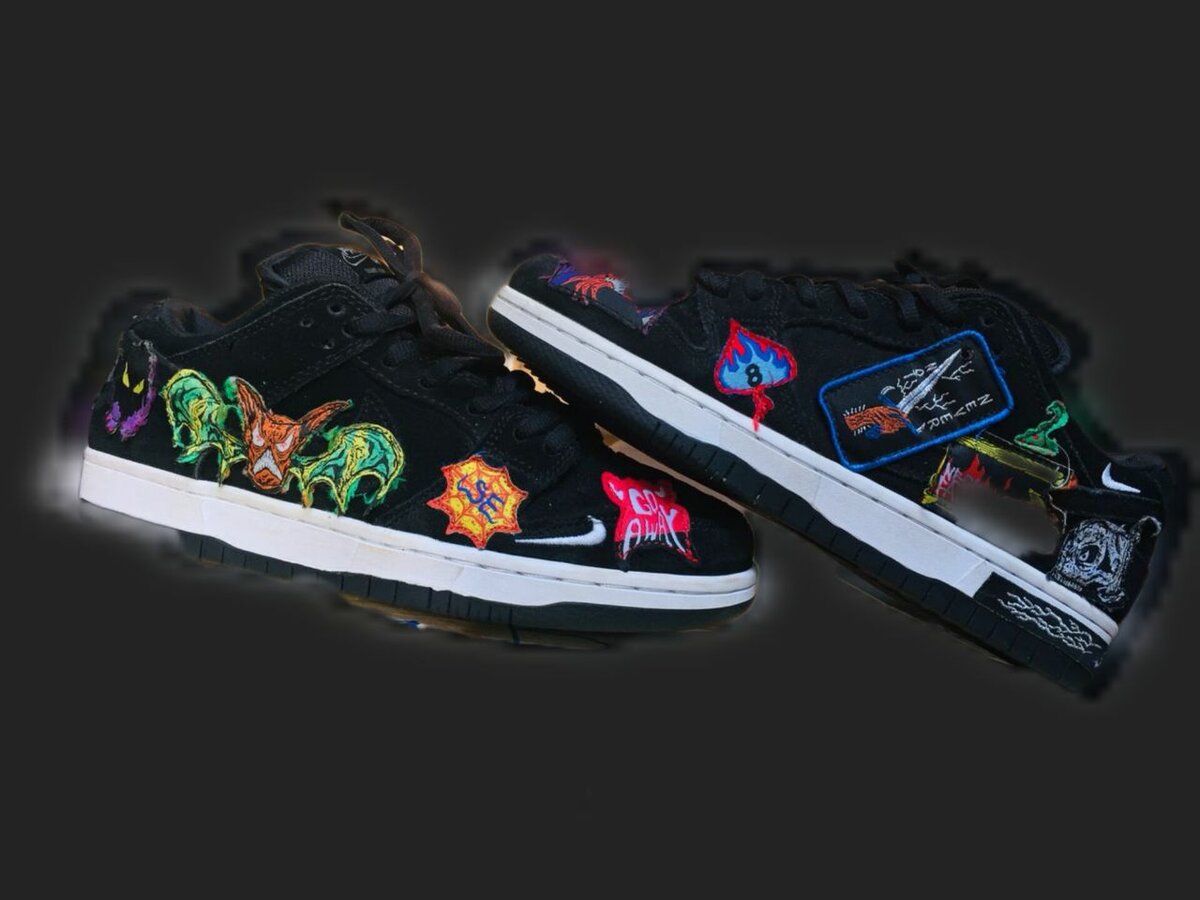 Nike Neckface × Dunk Low Pro SB "Black"