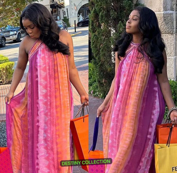 Robe Longue Bohème Tie-Dye