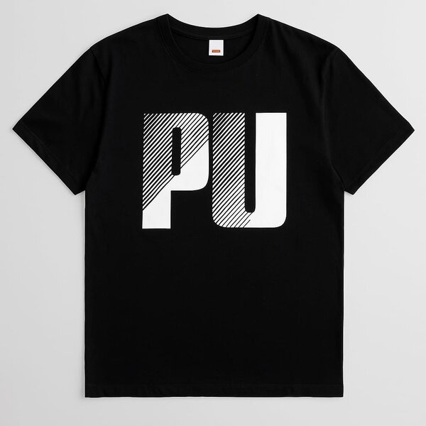 T-shirt Noir Unisexe PU