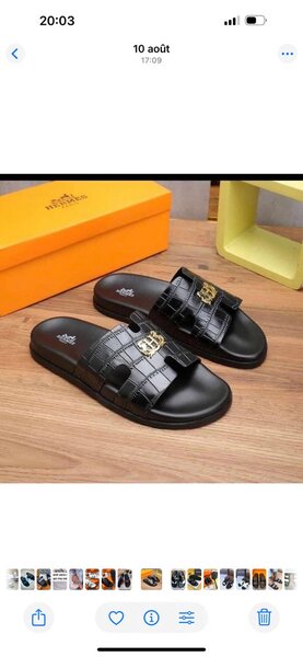 Sandales de luxe en cuir