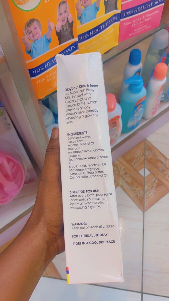 Olaybact kids and Teens Fairness Lotion