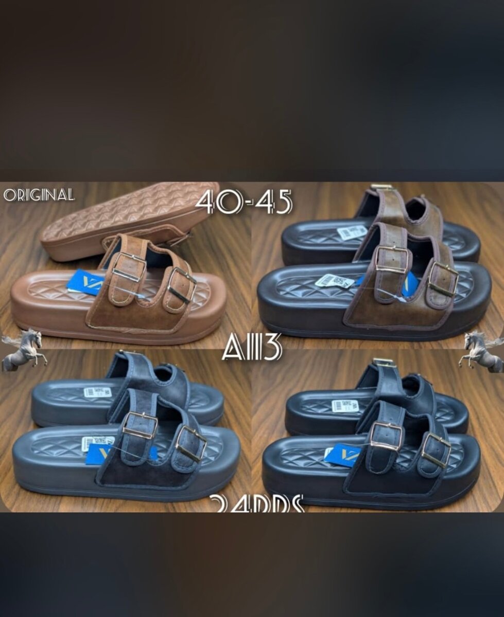 Sandales confort élégantes homme