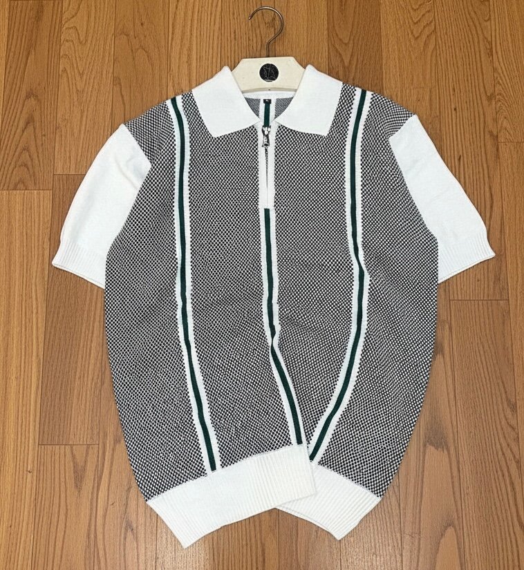 Pull Polo Zippé Homme