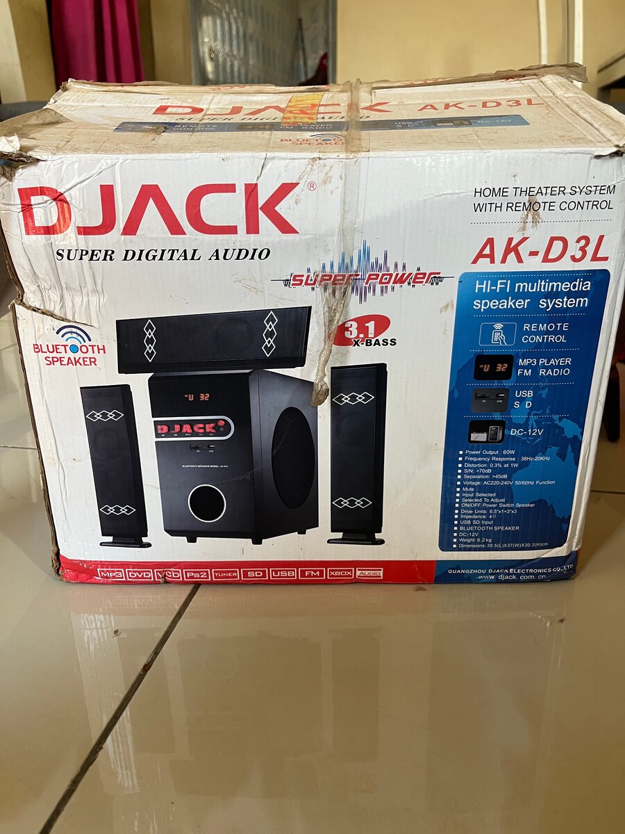Enceinte Bluetooth DJACK 3.1