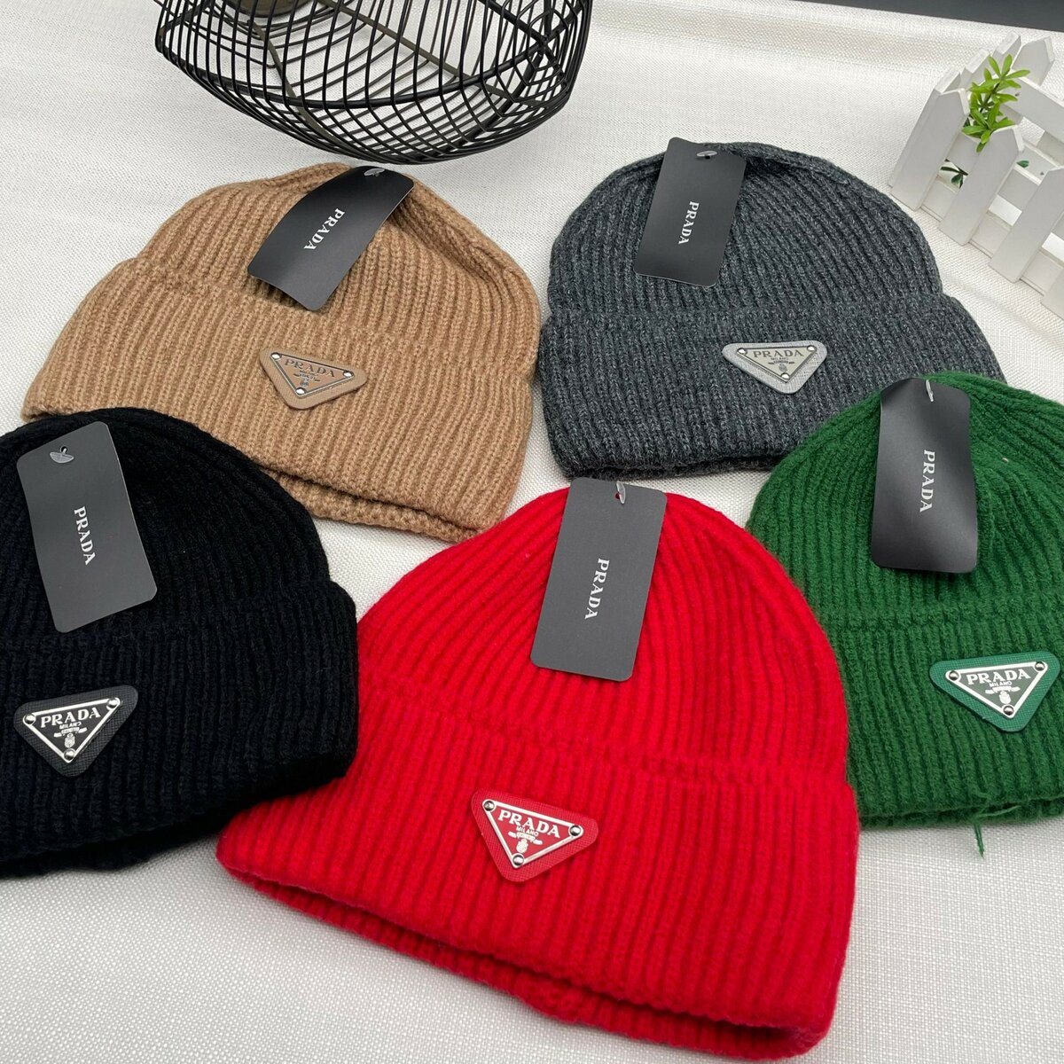 Celine and Prada Beanies