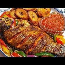 Poisson grillé avec alloco