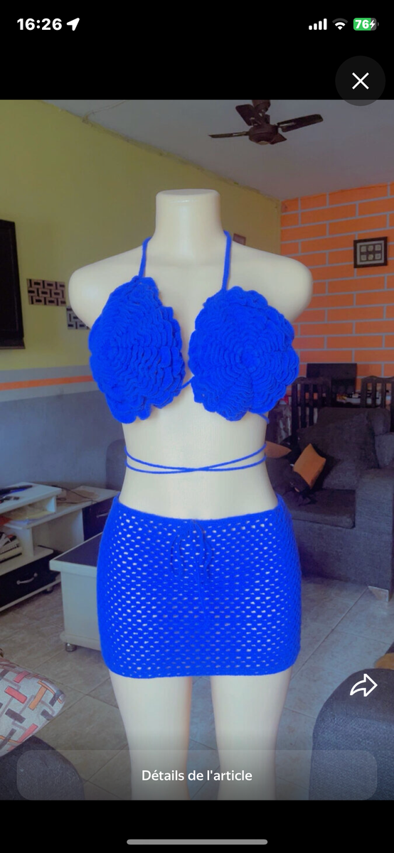 Maillot de Bain Crochet Unique