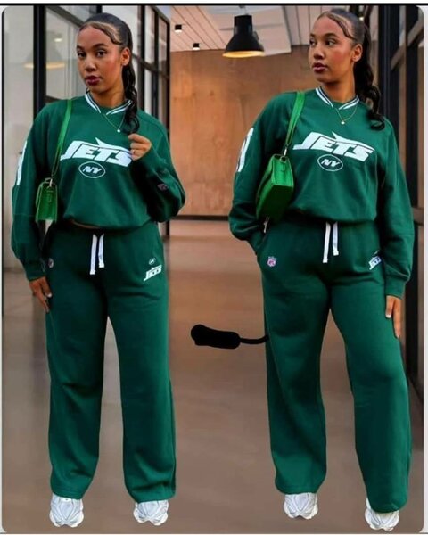 Ensemble survêtement vert pour femme