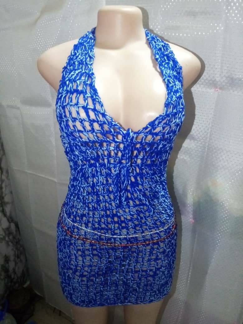 Robe crochet bohème chic