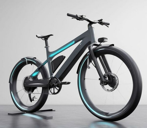 Vélo électrique futuriste
