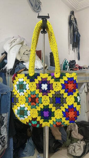 Sac granny au crochet