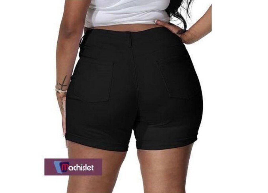 Shorts taille haute femme