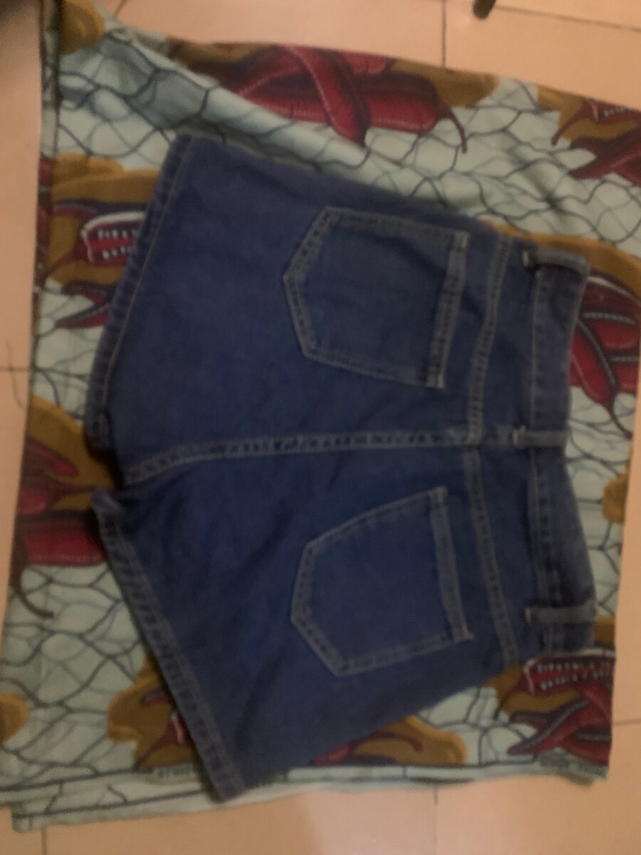 Short en denim tendance