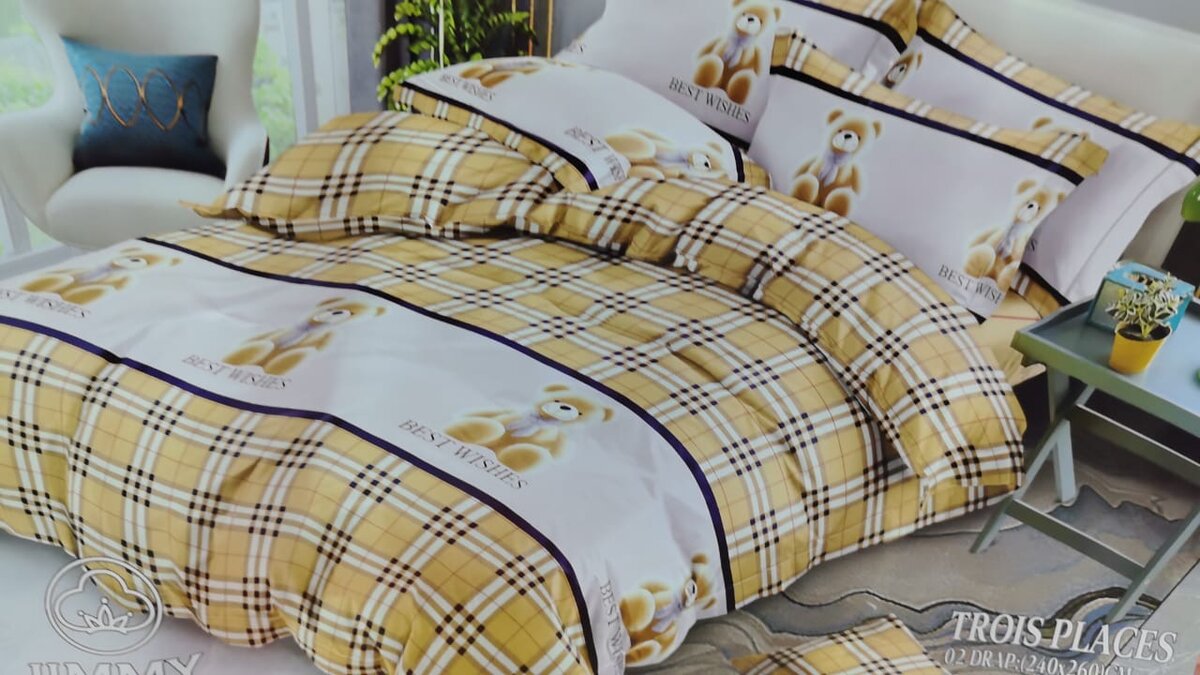 Draps complet 3 places