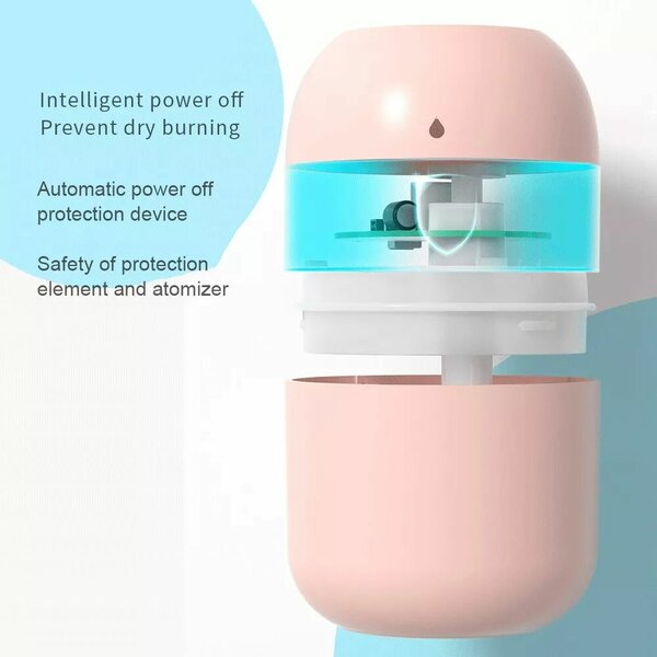 Humidifier Car/Home Pink Color