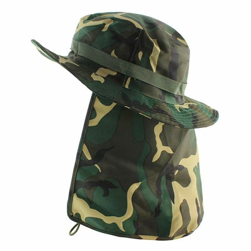 CAMOLAND MILITARY  HAT WITH NET PROTECTION UV