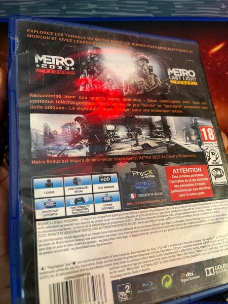 Metro Redux PS4 CD
