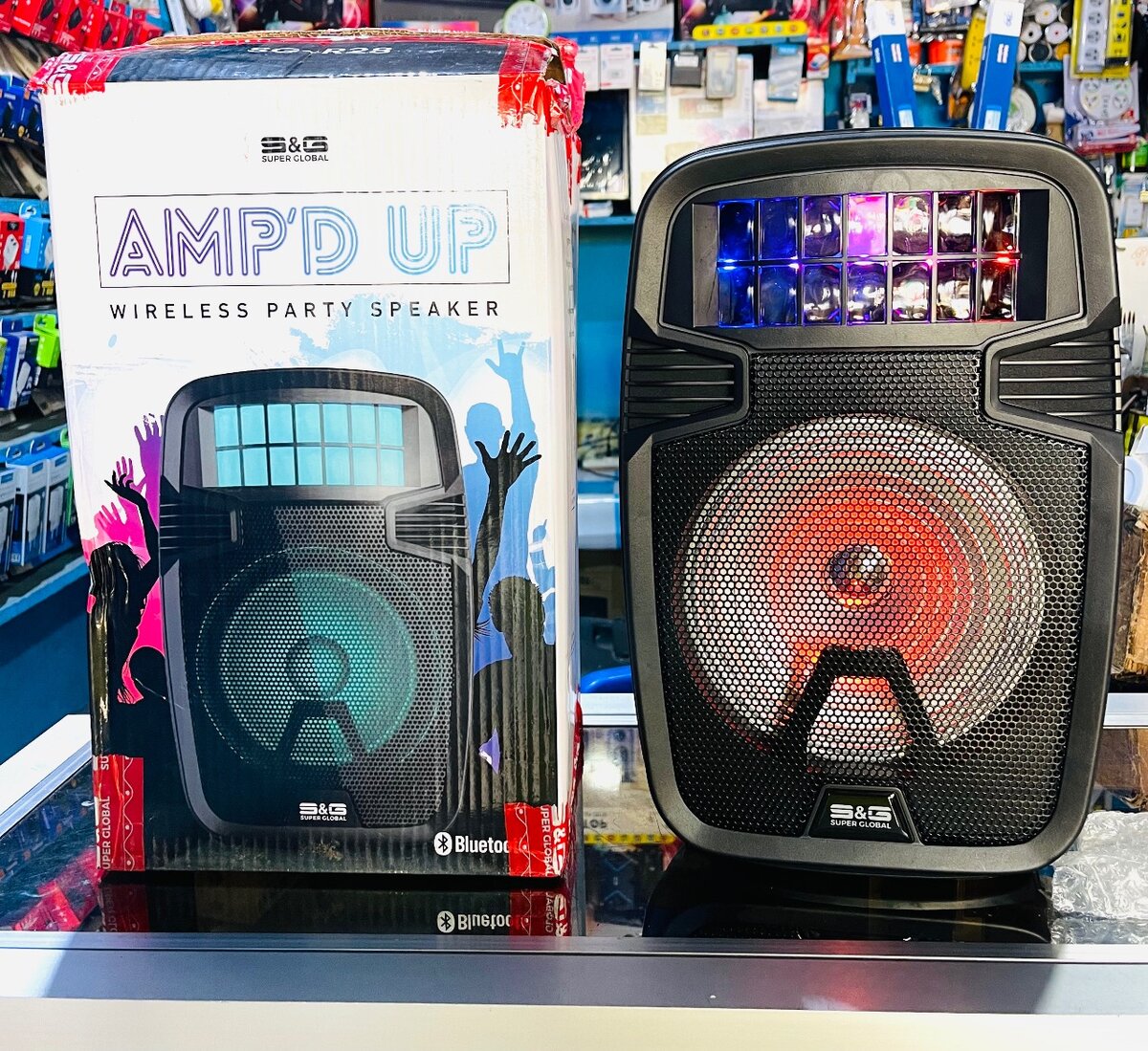 Power Haut Parleur Audio - USB-FM RADIO + 1 Micro