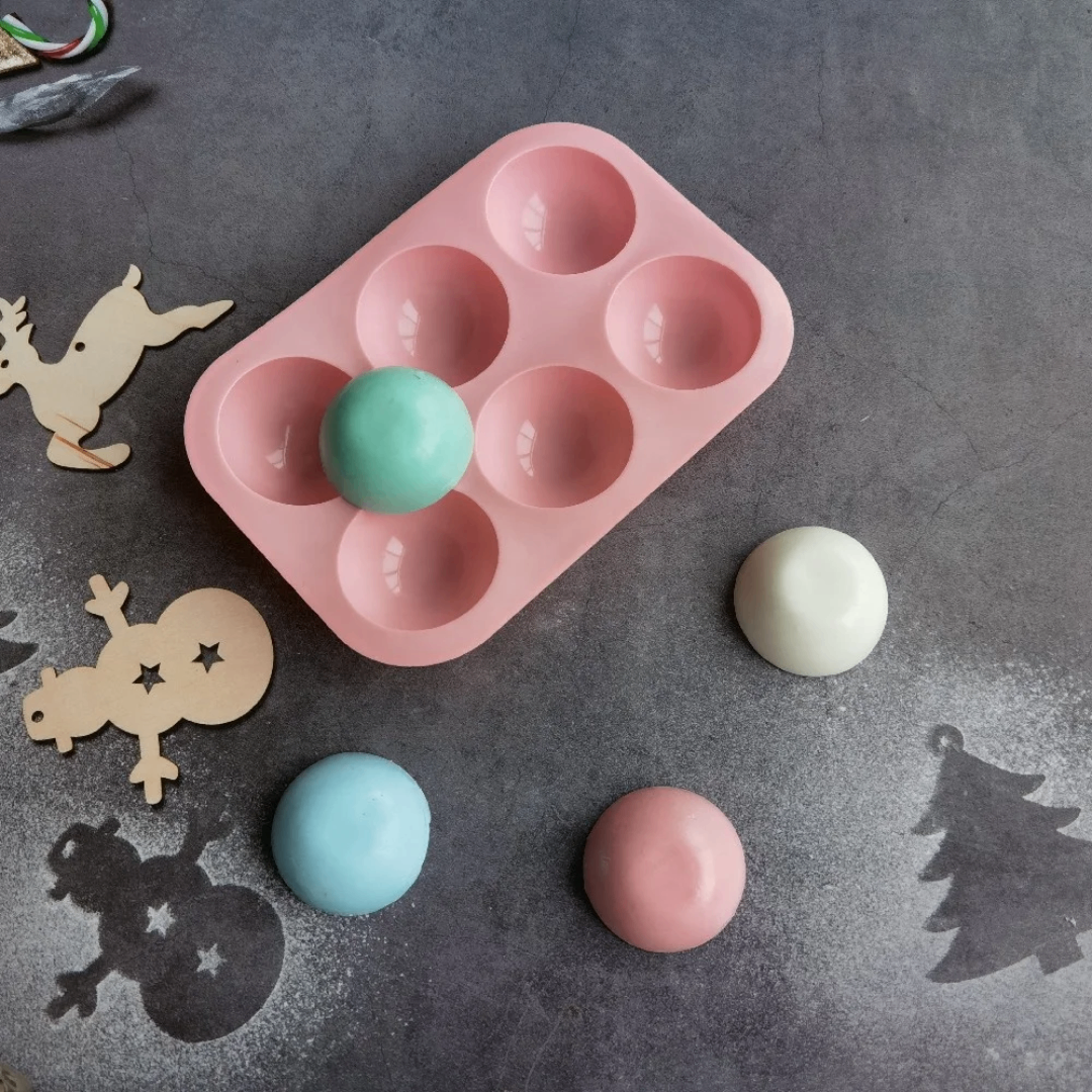 Moule Silicone Demi-Sphère